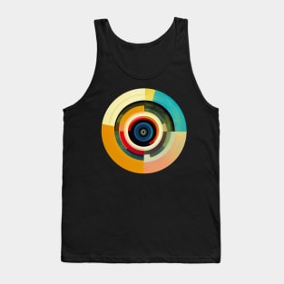 Painted Concentric Circles Tank Top